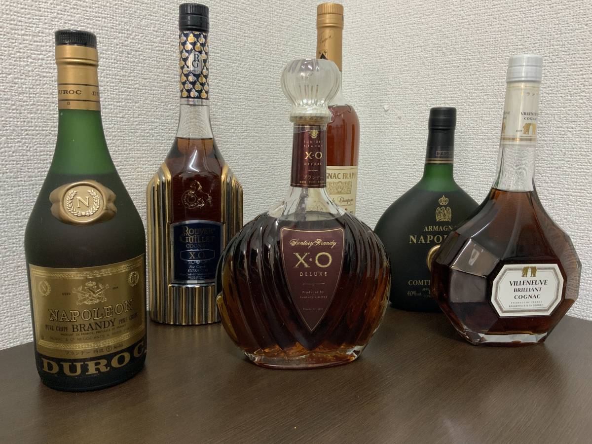 【定番，大得価】 未開栓 古酒 Rouyer Guillet XO ルイエギレ フランパン VSOP ナポレオン ブランデー ヴルヌーブ デラックスなど まとめて(コニャック)｜売買されたオークション情報、yahooの商品情報をアーカイブ コニャック