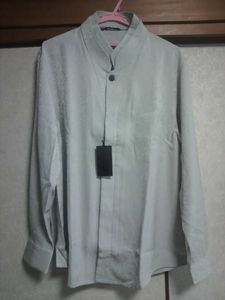 新品GIOVE GIUNOE☆立ち襟柄入りドレスシャツ☆BBCO竹内力系☆50(長袖  