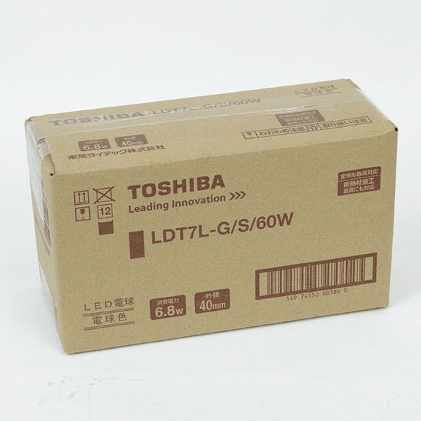 定番，豊富な TOSHIBA 東芝 LED電球 電球色 LDT7L-G/S/60W 10個(LED電球)｜売買されたオークション情報、yahooの商品情報をアーカイブ公開 - オークファン LED電球