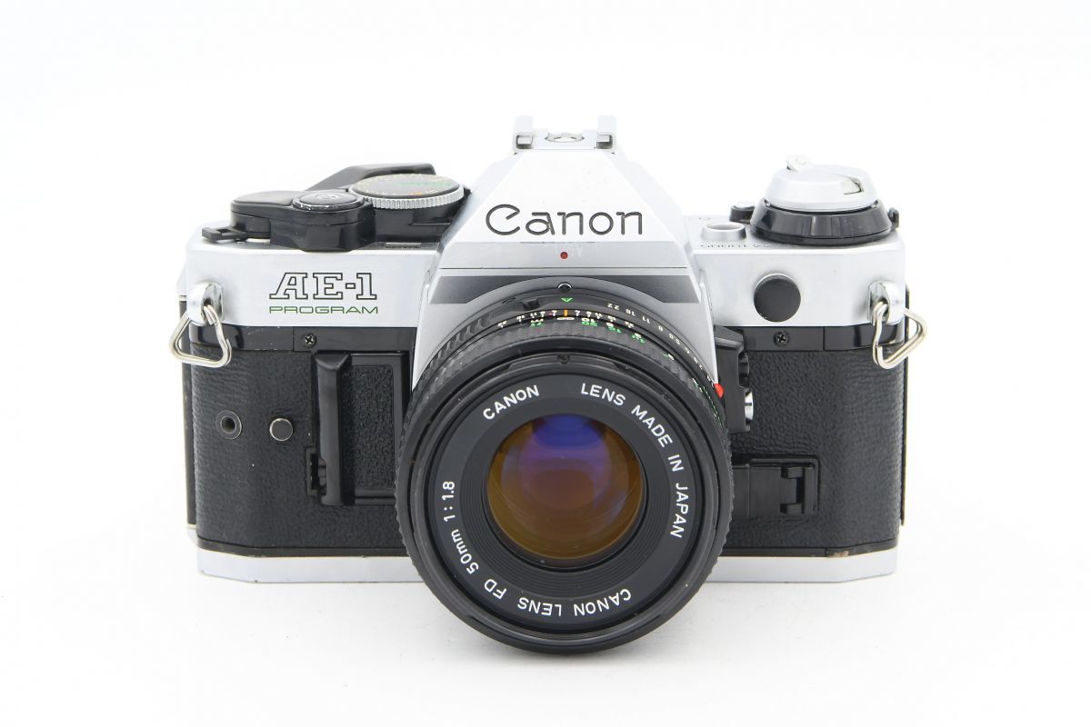 cmrk1834-7049 ◆ Canon キヤノン AE-1P PROGRAM + New FD 50mm F1.8 MF一眼レフカメラ FDマウント_1