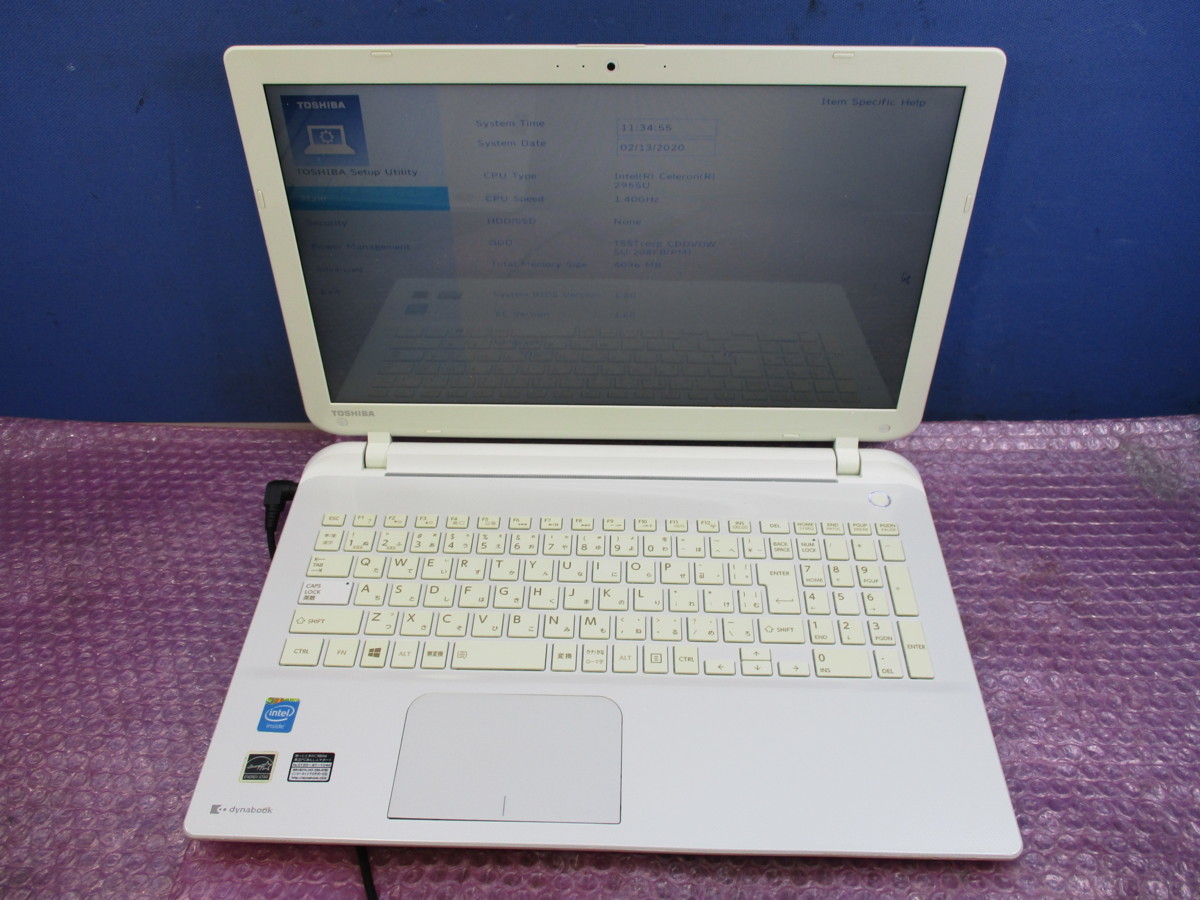 NT: 東芝 EX/35MW Celeron 2955U 1.4GHz/4G/ 無線マルチ ノート(15 