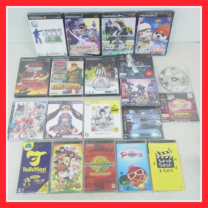 未開封 PS3/PS2/PS/PSP バーチャファイター/ダビつく3/クロスエッジ/龍