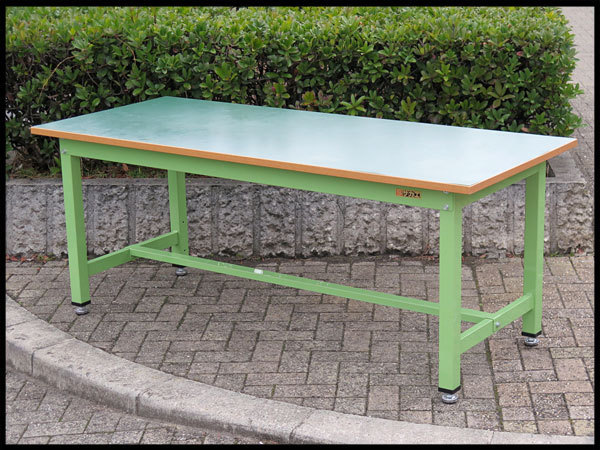●5 SAKAE/サカエ 中量作業台 W1800×D750 サカエリューム天板 ワークデスク/作業机/作業テーブル/汎用タイプ/180cm幅/中重量作業台