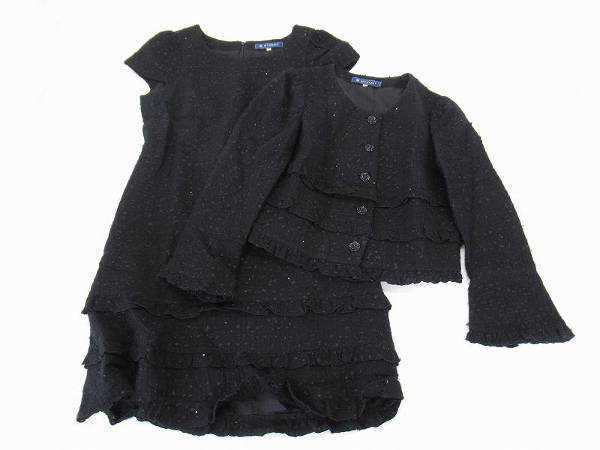 M'S エムズグレイシー GRACY セットアップ - | ワンピース msgracy トップス 花柄 日本製 0 Spring occasion オーガンジートップス×リブニットワンピースセットアップ[ru1096 長袖の通販