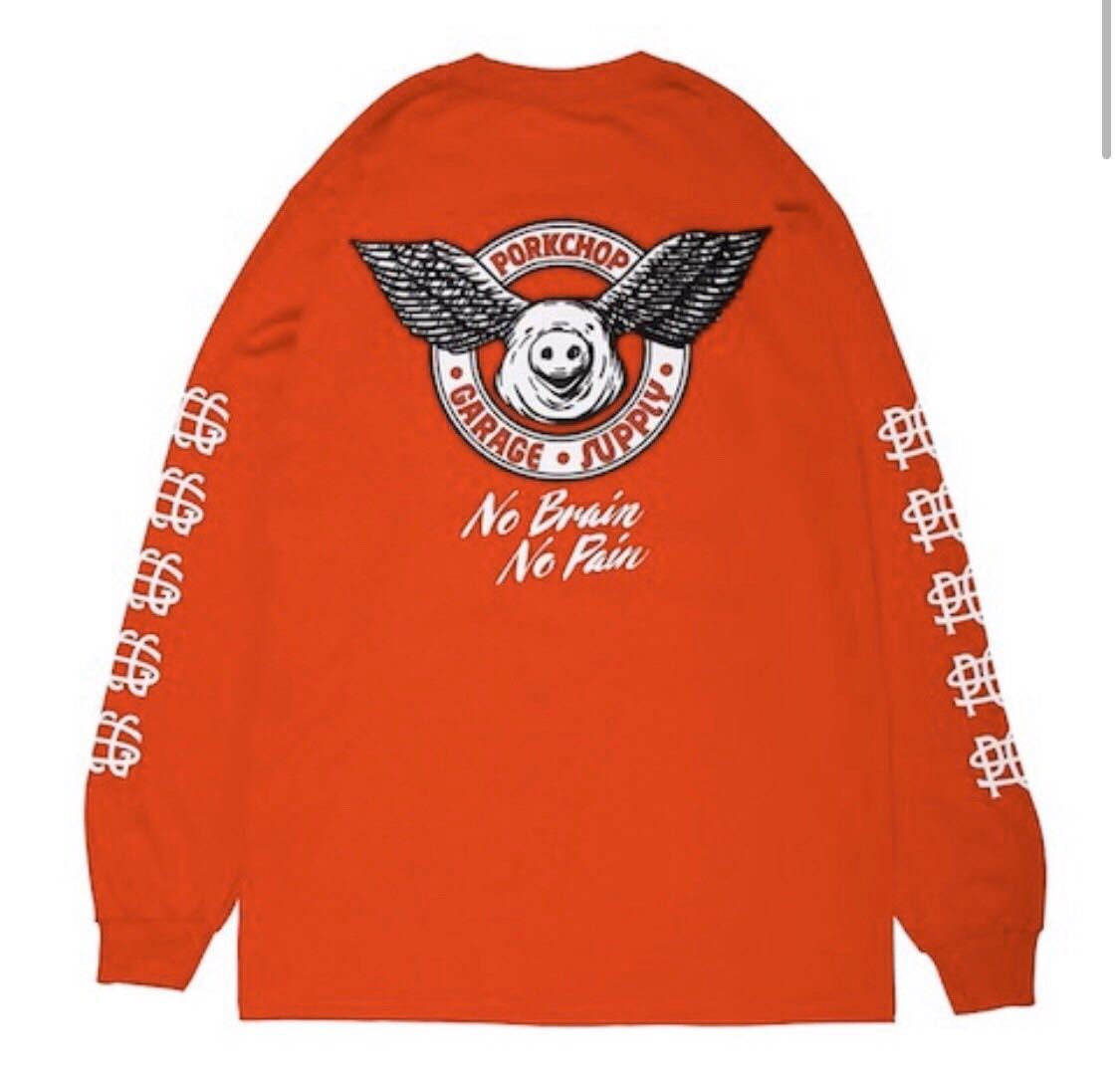 私物 キムタク着 PORKCHOP GARAGE ロンT L ポークチョップ 【公式通販】