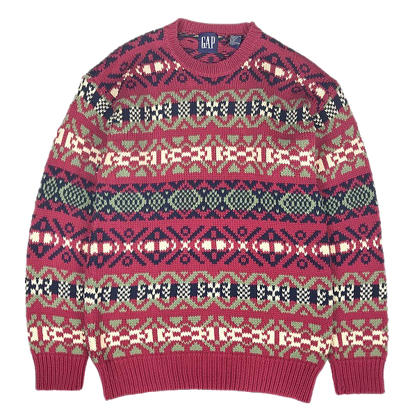 90s GAP ビンテージ オールド ギャップ コットン ニット セーター