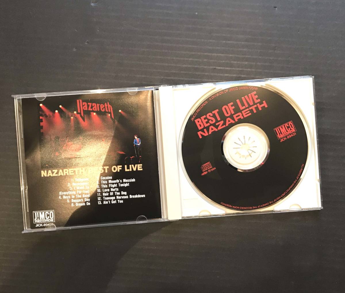 国内盤CD/帯付 Nazareth / Best Of Live JICK-89431 Hard Rock 
