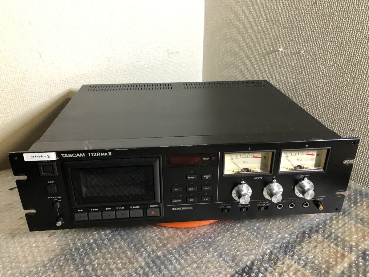 TASCAM タスカム カセットデッキ 112RMKII | 112◇2ヘッド方式の業務用