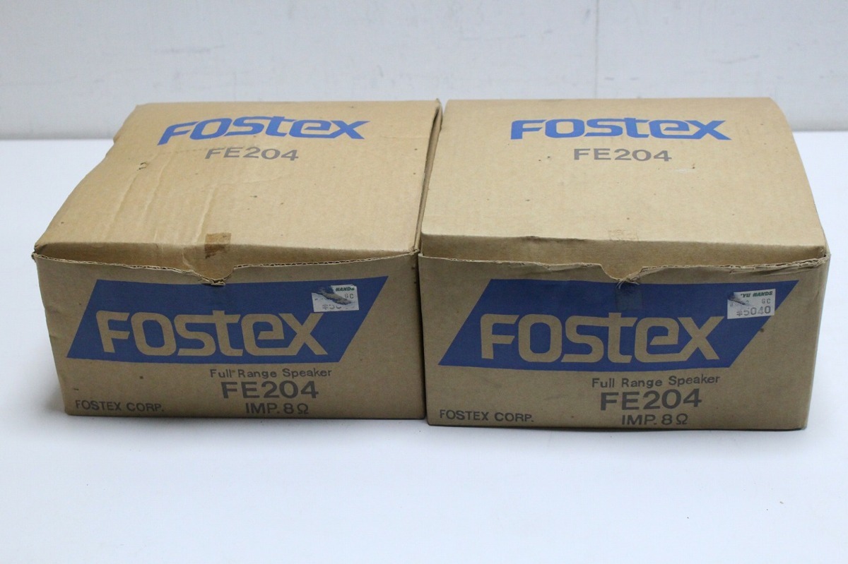 FOSTEX FE204 フルレンジスピーカー ユニット ジャンク 2-A044/1/140