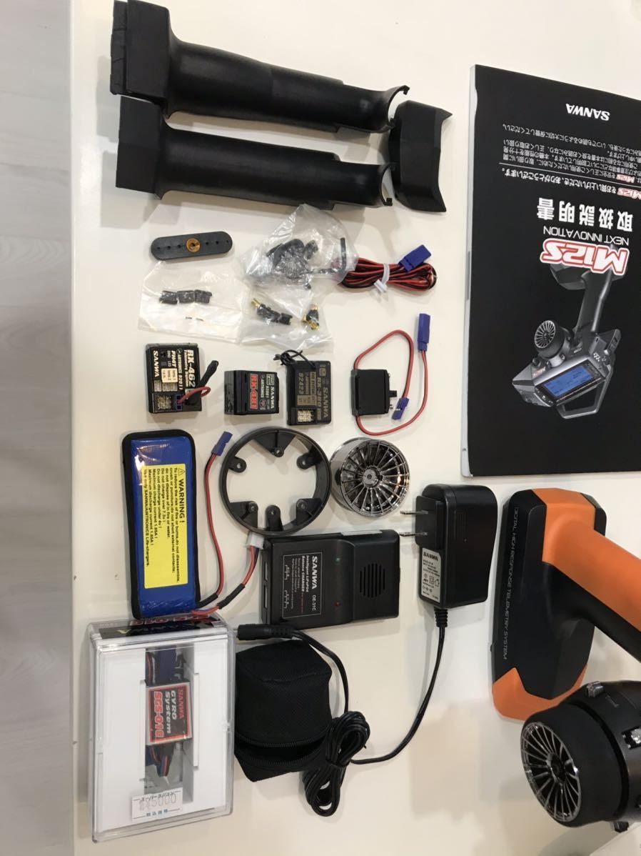 サンワ プロポM12S 受信機3個.ジャイロ付き プロポセット プロポ