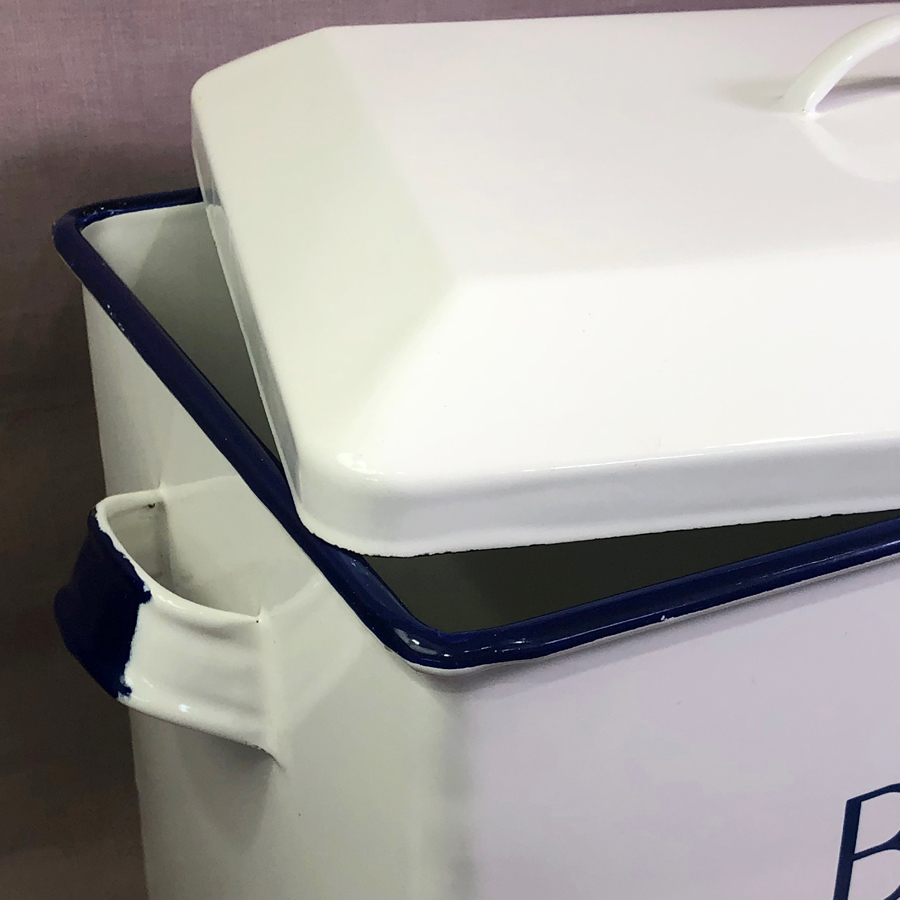 値下げホーロー BREAD ブレッド缶 グリーン 協和工業 ホーロー