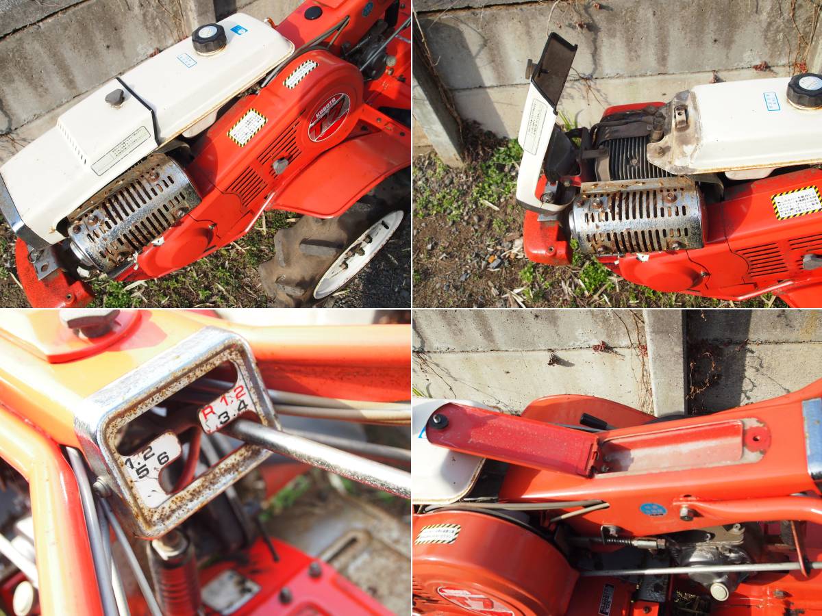 千葉発！耕運機】☆クボタ.耕運機 T7-E.耕運幅600㎜.6.8馬力.ガソリン 