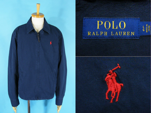 2026，定番 POLO RALPH LAUREN ポロ ラルフローレン スウィングトップ ネイビー size L #60556 スイングトップ ドリズラージャケット アメカジ(ジャンパー、ブルゾン)｜売買されたオークション情報、yahooの商品 男性用