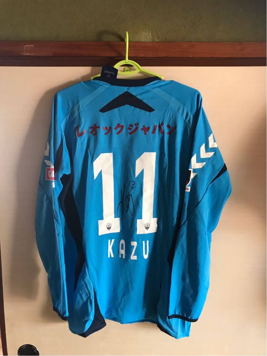 日本で買 横浜FC☆三浦知良選手直筆サインユニフォーム☆新品☆正規品