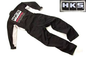 スナップオン　つなぎ　作業着 yk]未使用HKSメカニックスーツつなぎ黒LL作業着検スナップオン