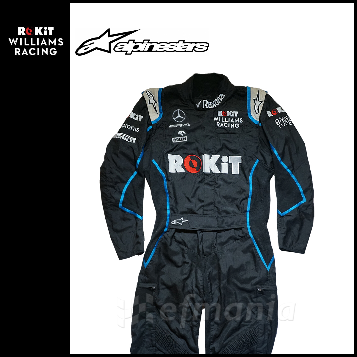 爆買い，低価 非売品 2019 ROKiT ウィリアムズ支給品 NOMEX レーシングスーツ 54 アルパインスターズ ジョージ ラッセル(F1)｜売買されたオークション情報、yahooの商品情報をアーカイブ公開 - オークファン F1