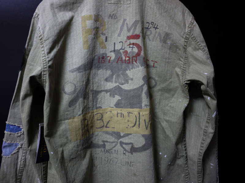新品 POLO COUNTRY ラルフローレン ダメージ加工 復刻 US.ARMY HBT