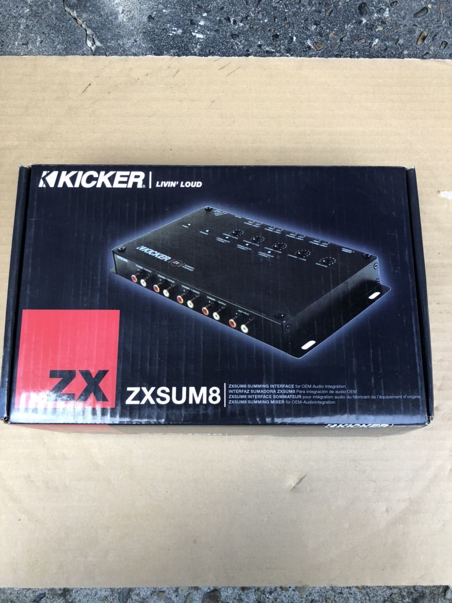 KICKER ZXSUM8 シグナルプロセッサー キッカー