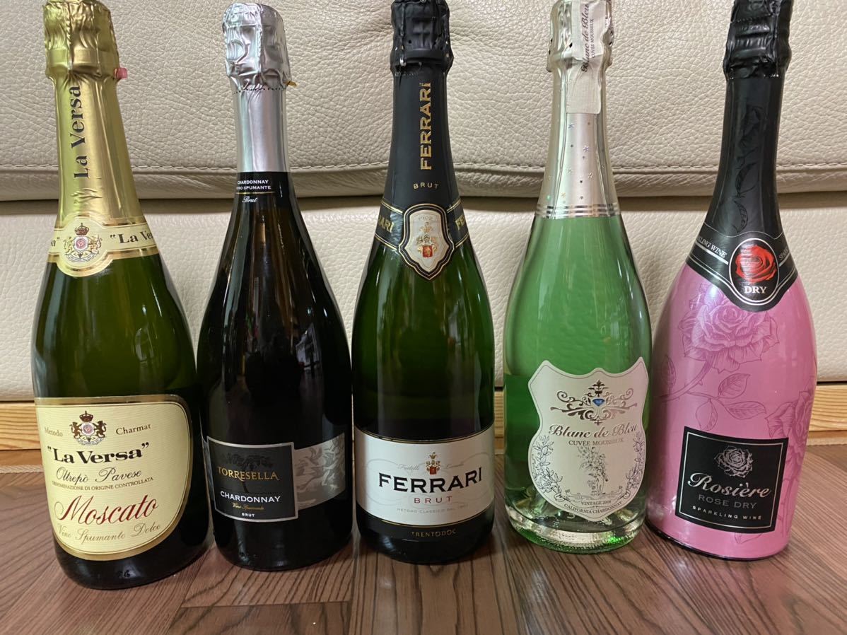 激安大特価，新作 スパークリングワイン 5本セット 正規品 未開栓 750ml(セット、まとめ売り)｜売買されたオークション情報、yahooの商品情報をアーカイブ公開 - オークファン セット、まとめ売り