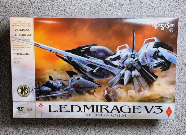 Z-835】◇ ボークス 1/100 L.E.D.ミラージュ V3 「ファイブスター物語