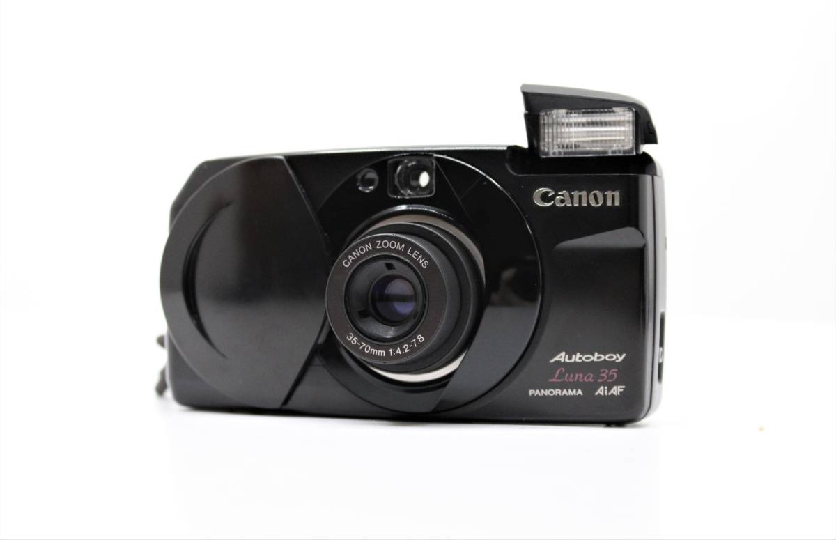 ★極上良品★CANON キヤノン Autoboy Luna 35 35-70mm F4.2-7.8 人気コンパクトカメラ！シャッター・フラッシュOK!！ Y1616 Canon Autoboy Luna 28-70mm #1503G SHOWA