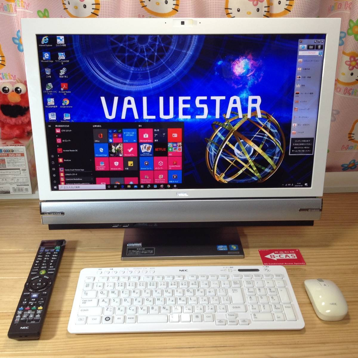 H☆Core i7☆8GB☆2.0TB☆Office2019(ID付)最新のWindows10☆23型 