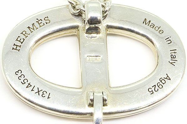 エルメス ネックレス シェーヌダンクル SV スターリングシルバー 中古 