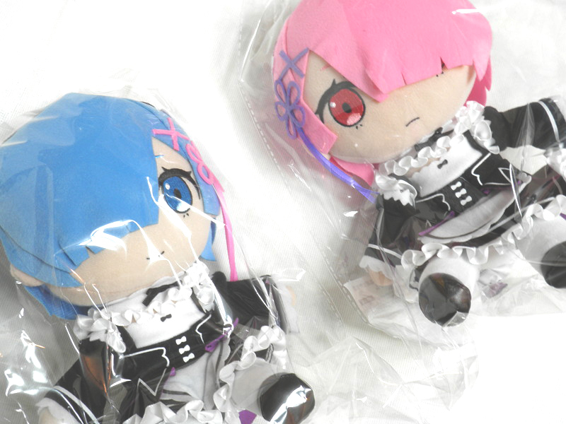 Gift Re:ゼロから始める異世界生活 ぬいぐるみ レム+ラム 全2種セット