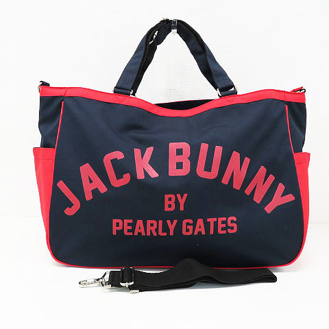 全国無料，お買い得 1円 JACK BUNNY ジャックバニー 2WAYビッグトートバッグ ロゴ ネイビー系 240001341781 ゴルフウェア(用具)｜売買されたオークション情報、yahooの商品情報をアーカイブ公開 - オークファン その他