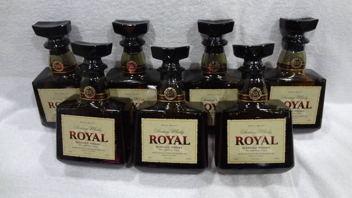 サントリー ウィスキー ローヤル ＲＯＹＡＬ！７００ｍｌ×７本セット！新品未開栓！売り切り！ サントリー 700ml : Whisky ローヤルウイスキー モルト