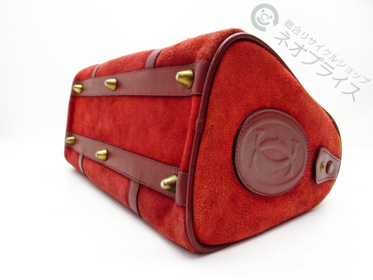 ◇AB9551 Cartier カルティエ マスト ボルドー スエード レザー 
