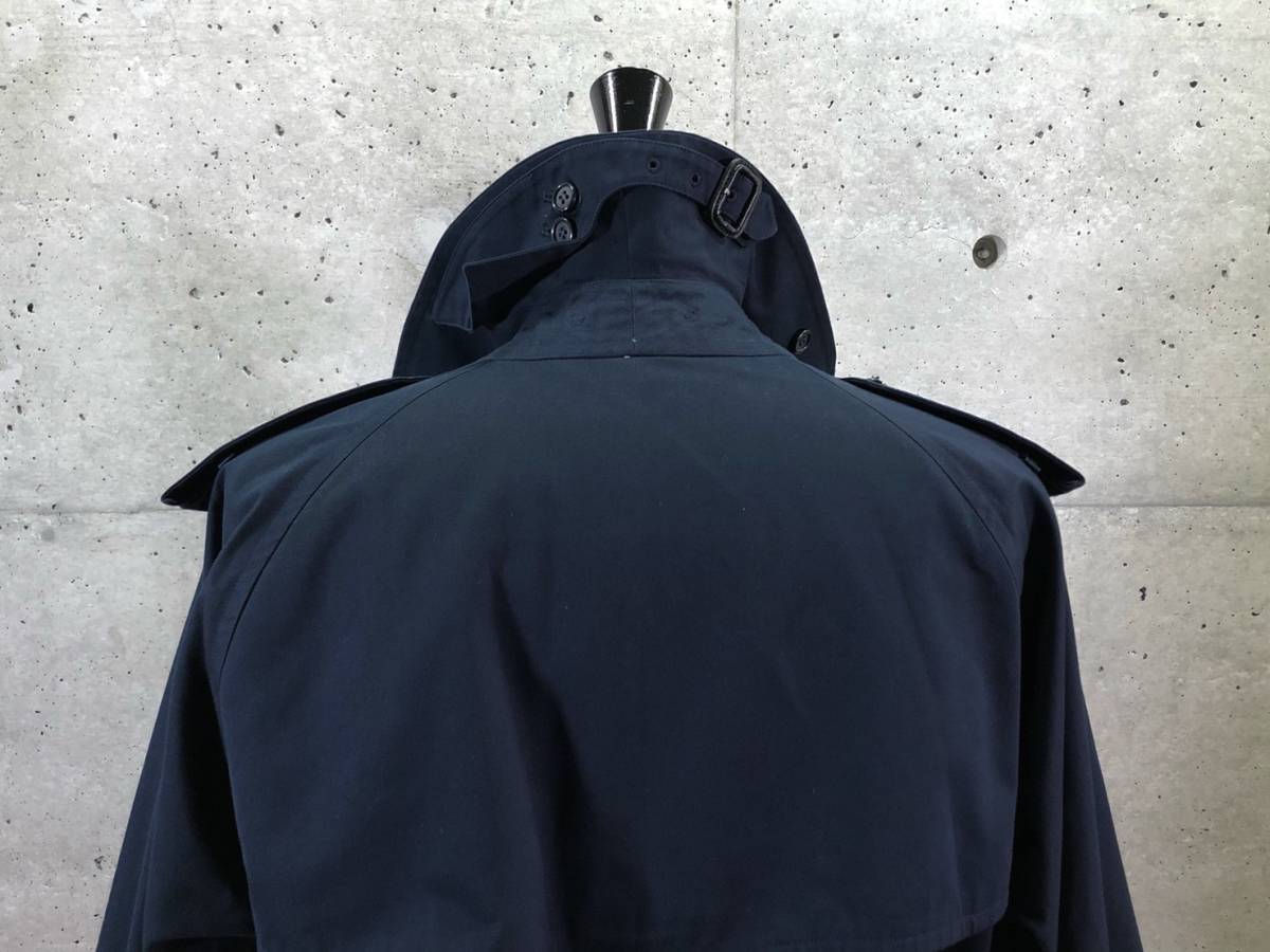 超希少《 Navy Cotton 100% / 一枚袖 》80s 90s 極上品【BURBERRYS 綿