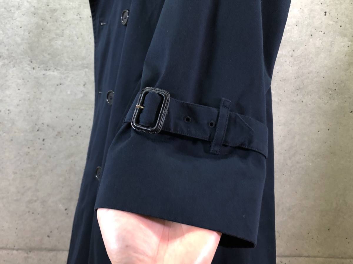 超希少《 Navy Cotton 100% / 一枚袖 》80s 90s 極上品【BURBERRYS 綿