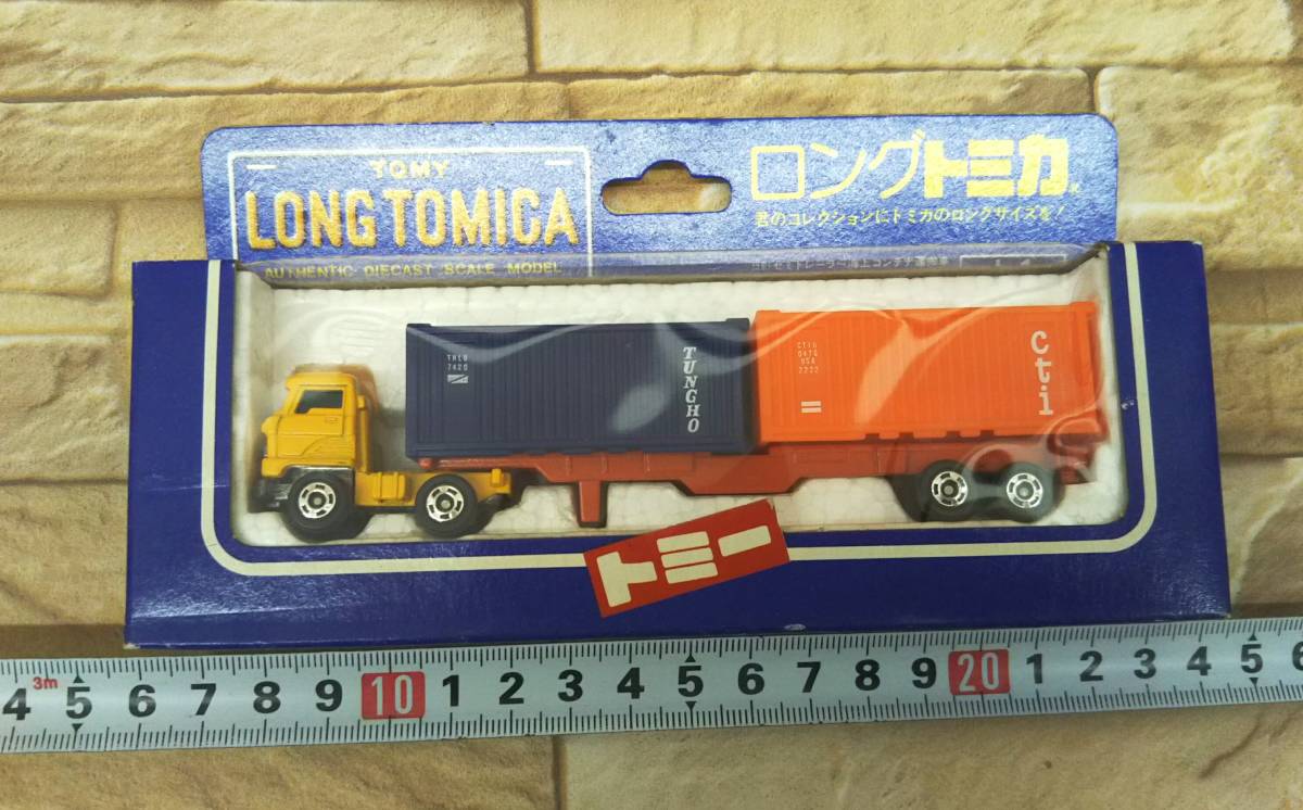 現状品 トミカ ロングトミカ No.L1 日野セミトレーラー海上コンテナ