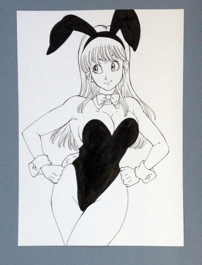 ドラゴンボール◯ブルマ・バニーガール（リーバイス渡辺・イラスト原画