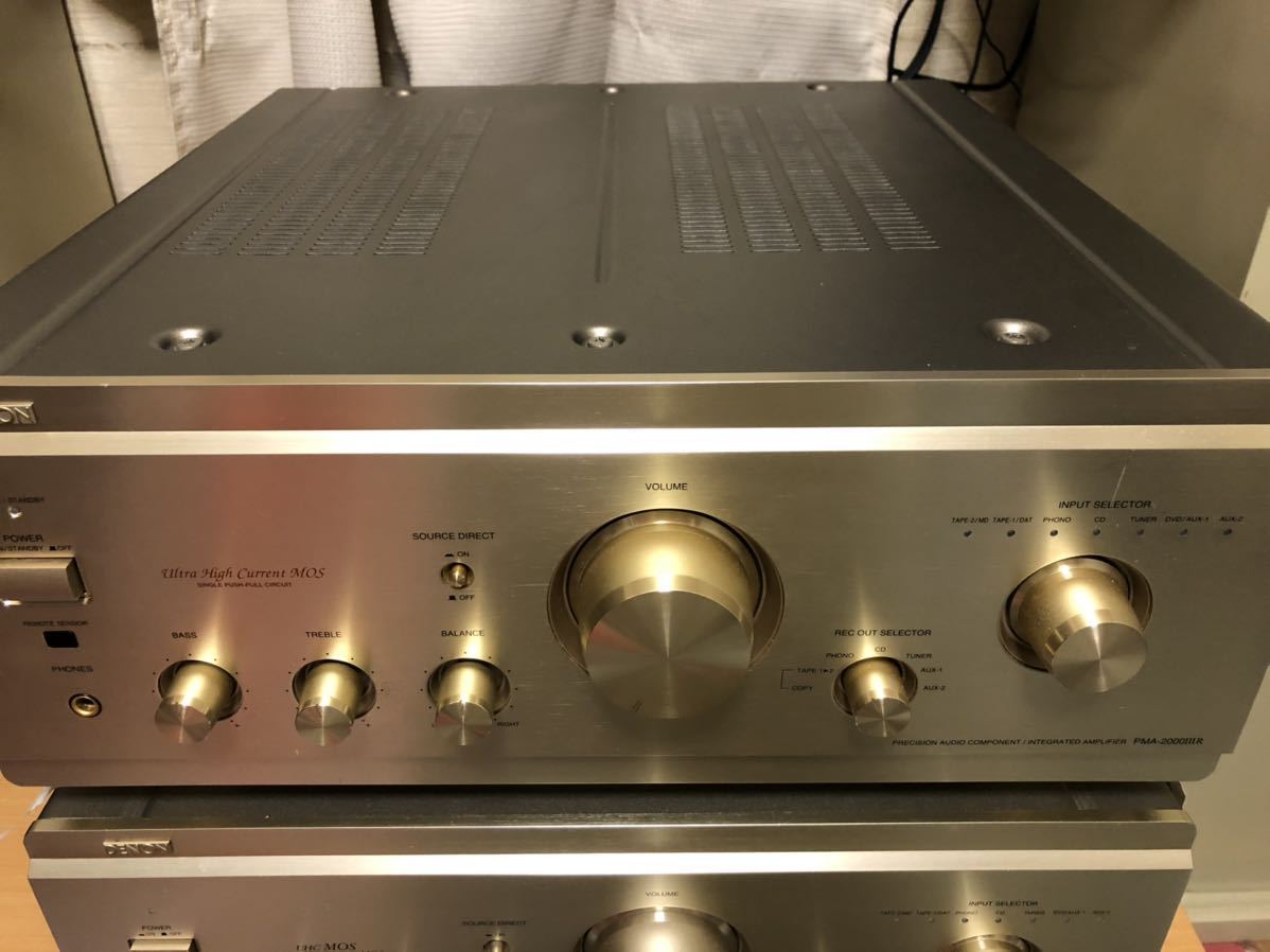 プリメインアンプ DENON PMA-2000ⅢR デンオン デノン 動作品 簡易