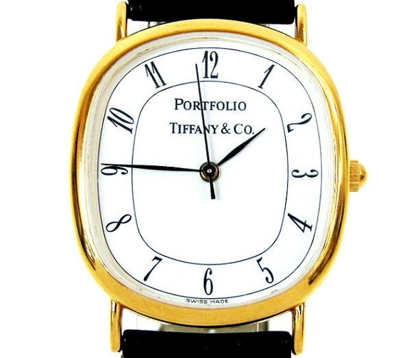 大人気，定番 キングラム 23 -0000 TIFFANY&CO. ティファニー PORTFOLIO ポートフォリオ クオーツ 腕時計 稼動品 @F048(ティファニー)｜売買されたオークション情報、yahooの商品情報をアーカイブ公開 - オークフ ティファニー