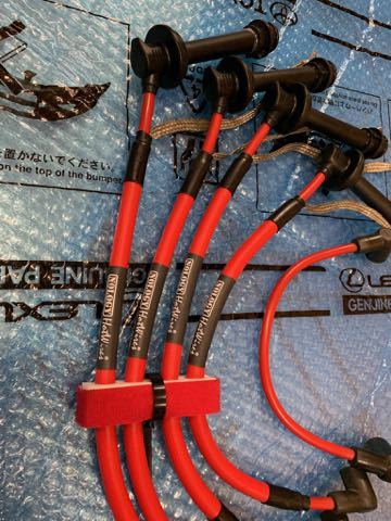 AE86 Nology HotWires プラグコード 4本セット 車 AE86 Nology HotWires プラグコード 4本セット