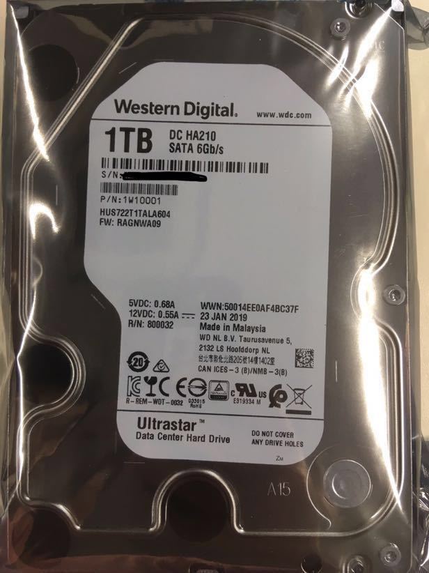 Western Digital WD 内蔵ハードディスク エンタープライズ 3.5インチ