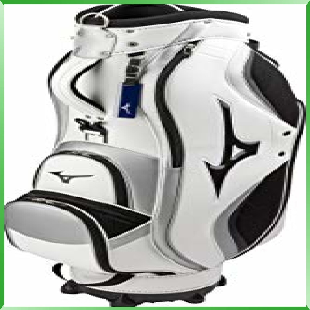 MIZUNO(ミズノ) ゴルフバック 5LJC190100【未使用品】 ☆限定 在庫処分 新品 ホワイト×シルバー 5LJC190100 MIZUNO(ミズノ