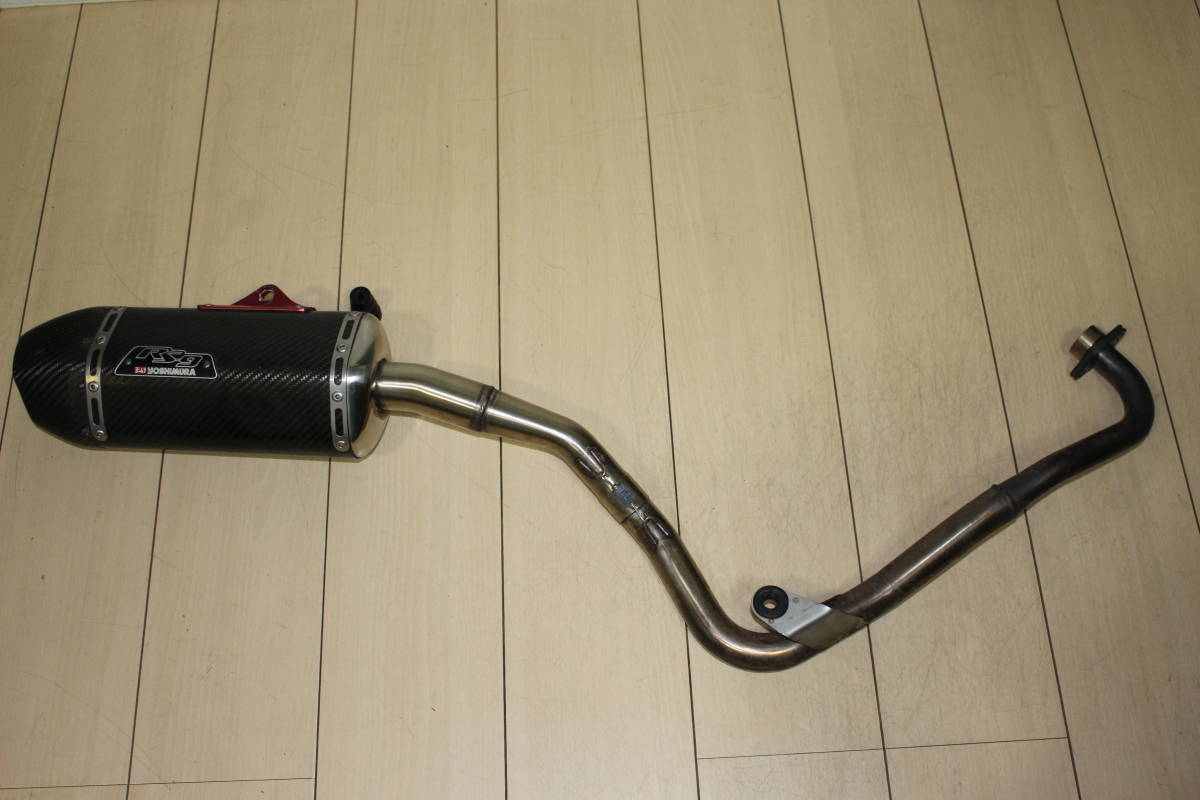 HONDA GROMグロム JC61 USヨシムラ RS-9 フルエキ マフラー カーボン 即決