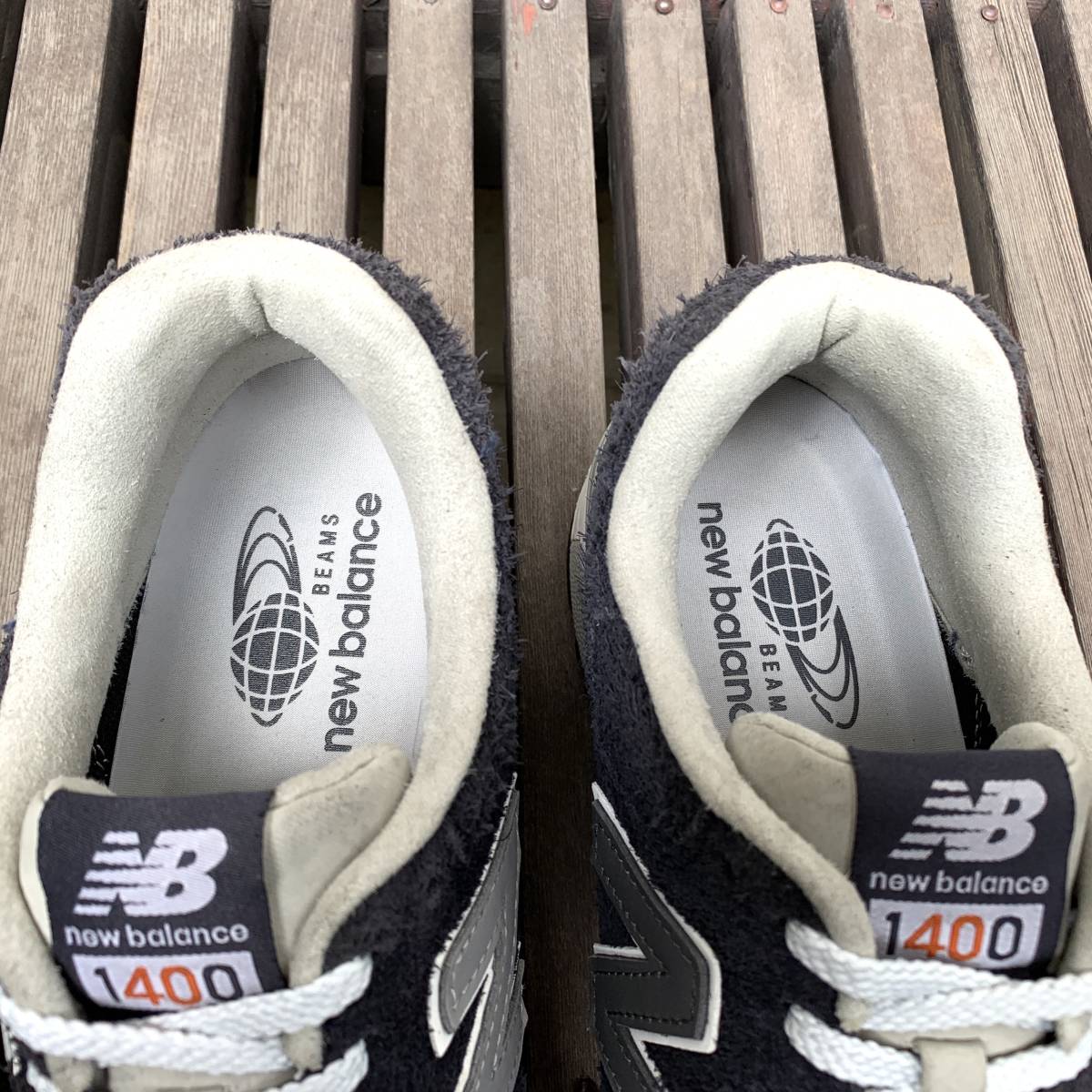 送料無料 BEAMS別注 創業40周年記念 NEW BALANCE CM1400BN NAVY US9.5D 