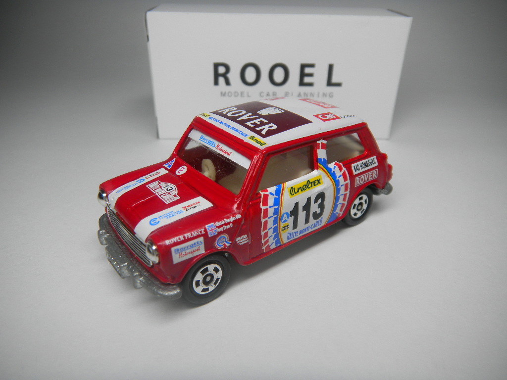 トミカ ミニクーパー 113 ROOEL社 モンテカルロラリー トミカ
