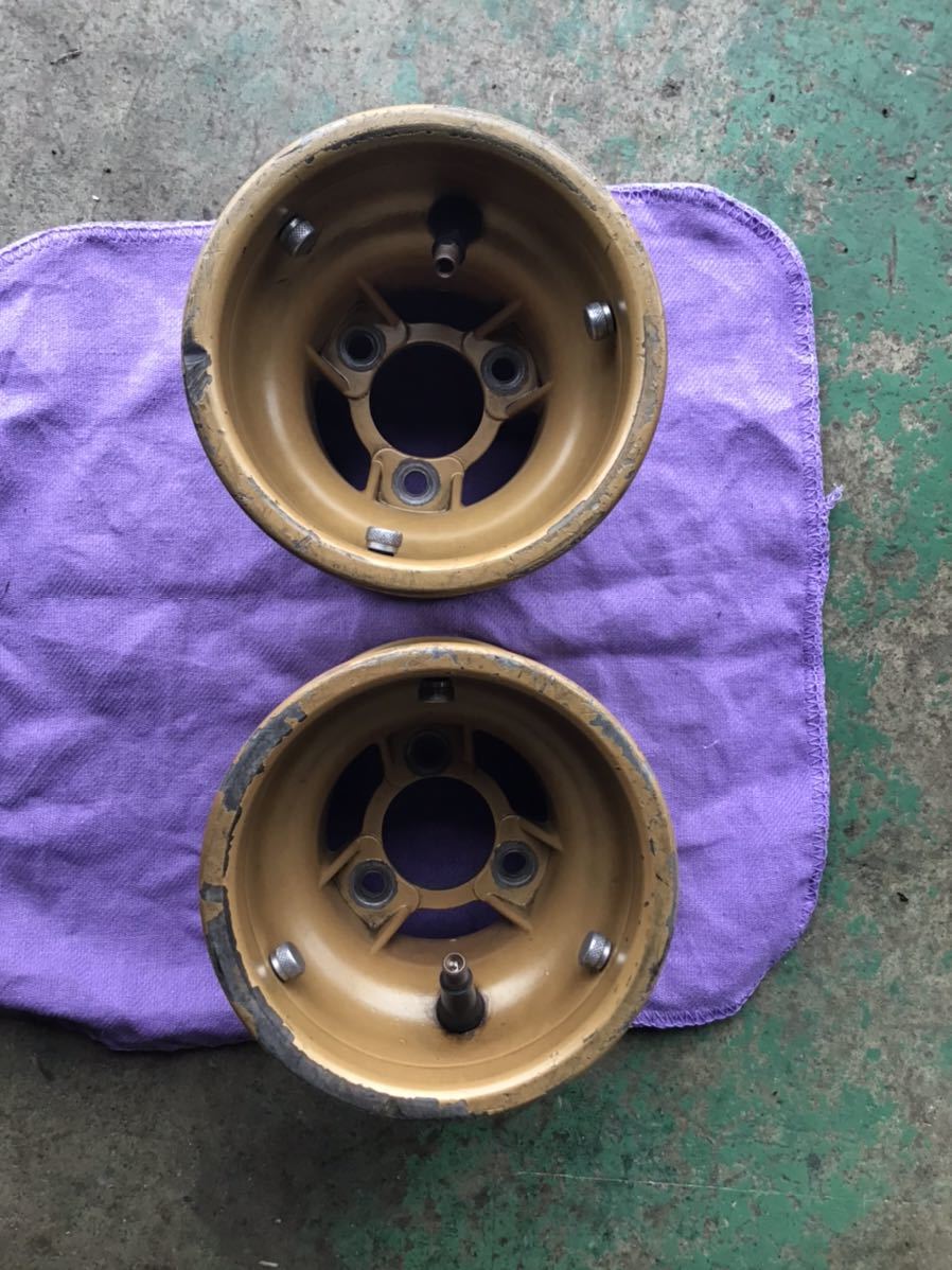 レーシングカート 中古OTK純正MXQホイール 130/210 フルセット