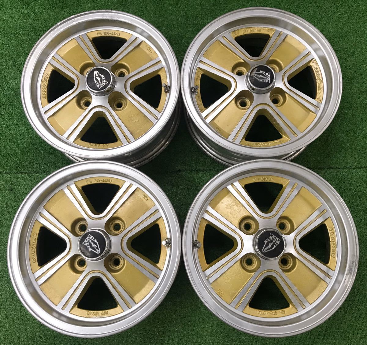 ☆GOOD YEAR グッドイヤー 旧車 当時物 14インチ 114.3/4H ☆14×5.5
