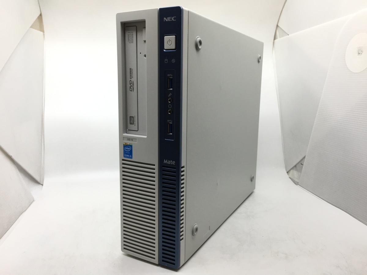NEC】Mate MK33MB-N Core i5-4590 3.3GHz メモリ4GB HDD500GB DVD 