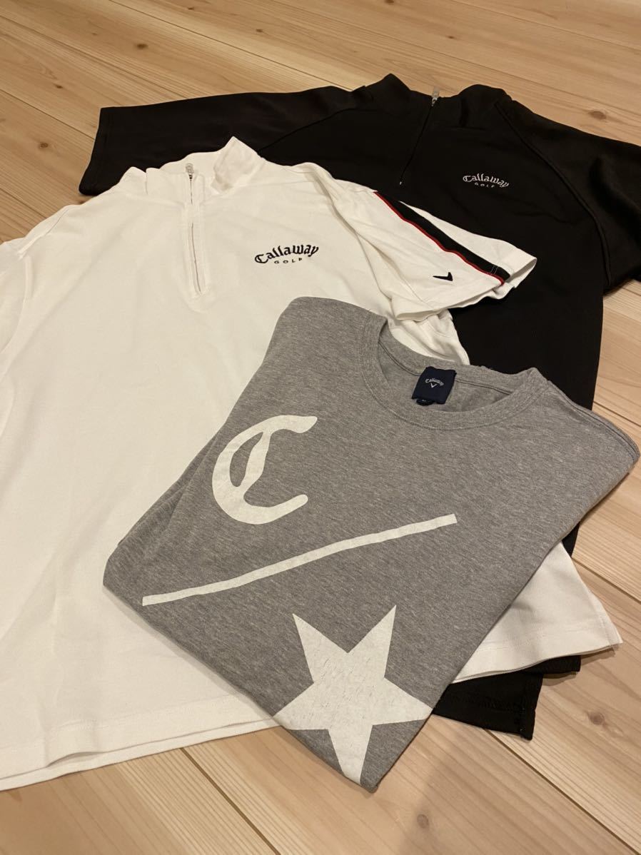お得，定番 超豪華3点セット callaway キャロウェイ 半袖 ポロシャツ メンズ サイズLL ゴルフ ゴルフウェア 大きいサイズ(キャロウェイ)｜売買されたオークション情報、yahooの商品情報をアーカイブ公開 - シャツ