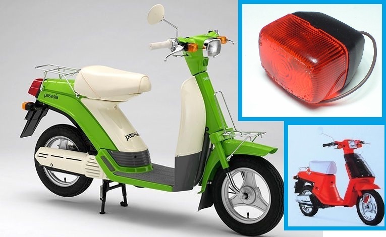 パッソル　カスタムテールランプ一式　プレート枠新品 希少な純正新品！パッソーラ SA50用 L.リヤウインカーAssy 2T4-83303