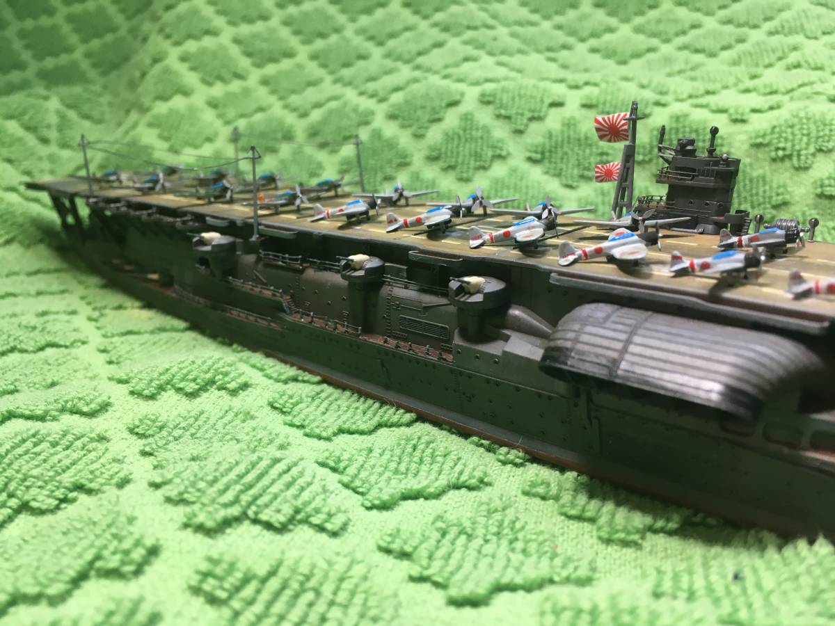 南雲機動部隊旗艦/ハセガワ1/700赤城/完成品_3