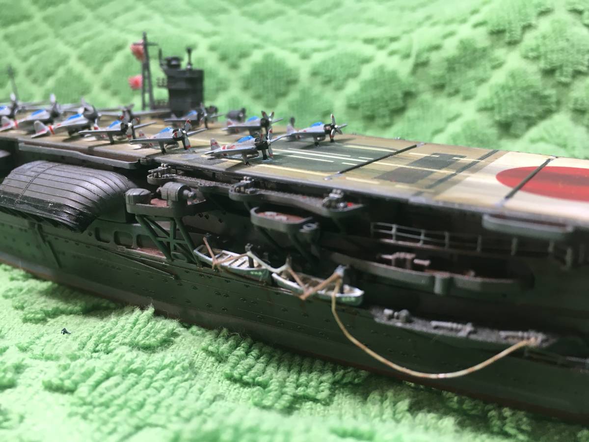 南雲機動部隊旗艦/ハセガワ1/700赤城/完成品_4